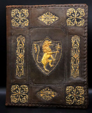 Antique tooled leather for sale  Biddeford
