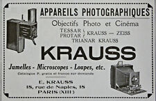 Publicité presse 1922 d'occasion  Compiègne