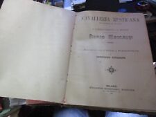 Spartito originale cavalleria usato  Ragusa