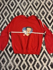 Betty boop sweatshirt for sale  NOTTINGHAM