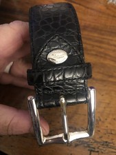 Ceinture cuir noir d'occasion  Paris XV