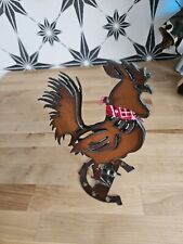 Metal rooster sculpture for sale  New Lenox