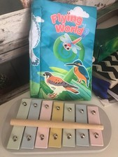 Wooden xylophone fabric for sale  CRAMLINGTON