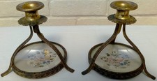 Pair vintage candlesticks for sale  SIDMOUTH