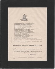 1897 faire part d'occasion  Toulouse-