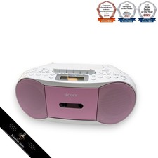 Gravador de cassete Sony CFD-S70 rosa estéreo CD player rádio AM/FM Boombox CFDS70 comprar usado  Enviando para Brazil
