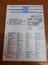 Telefunken service manual usato  San Giuliano di Puglia