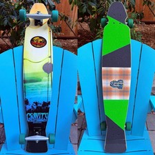 Vintage Gravity 42" Mini Carve Custom Completo Longboard Skate-Recondicionado comprar usado  Enviando para Brazil