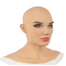 Maschera viso realistica usato  Spedire a Italy