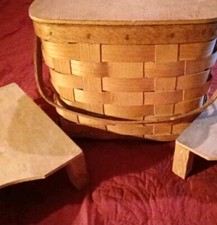 Vintage woven wood for sale  Wilmington