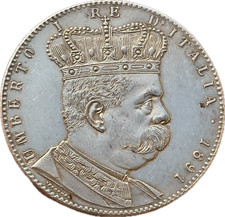 Umberto lire 1891 usato  Reggio Calabria