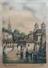 Metz thermes dessin d'occasion  Artigues-près-Bordeaux