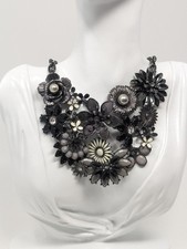 Floral statement necklace for sale  PENZANCE