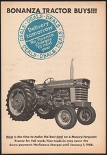 1968 Canadian Massey Ferguson anúncio impresso MF 165, 175 e 1100 tratores comprar usado  Enviando para Brazil