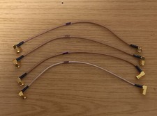 Usado, 4 peças 26cm SMA macho para SMA macho cabo conector ângulo reto comprar usado  Enviando para Brazil