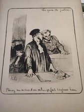 Lithographie honoré daumier d'occasion  Doullens