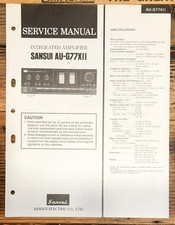 Sansui g77xii g77x for sale  Portland
