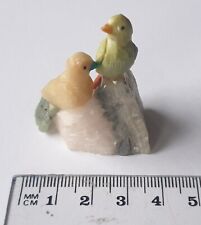 Edelstein vogelpaar tiergravur gebraucht kaufen  Ratingen