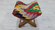 móveis antigos, kilim vintage otomano, decoração antiga de fazenda, banquinho feito à mão comprar usado  Enviando para Brazil