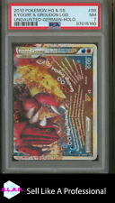 Usado, KYOGRE & GROUDON LGD. UNDAUNTED-GER POKEMON HEARTGOLD&SOULSILVER 2010 88 PSA 7 comprar usado  Enviando para Brazil