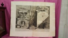 Giovanni piranesi incisione usato  Bologna