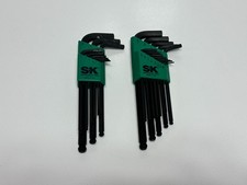 NOVO SK Tools EUA SAE e métrico BALL END conjunto de chaves hexagonais Allen par com suportes comprar usado  Enviando para Brazil