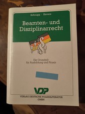 Beamtenrecht disziplinarisch l gebraucht kaufen  Mendig