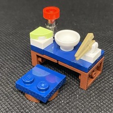 Lego mesa de restaurante sushi japonês com garrafa de molho de soja e wasabi - pauzinhos comprar usado  Enviando para Brazil