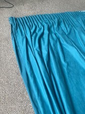 Pencil pleat teal for sale  LONDON