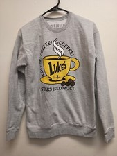 Moletom Box Lunch Gilmore Girls Luke's Coffee feminino XS cinza. comprar usado Moletom Box Lunch Gilmore Girls Luke's Coffee feminino XS cinza. comprar usado  Enviando para Brazil