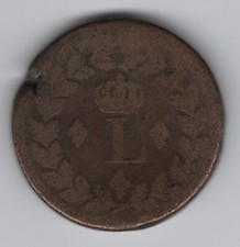 Décime couronnée 1814.. d'occasion  Étais-la-Sauvin
