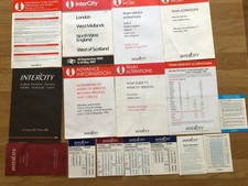 Intercity timetables ticket for sale  YELVERTON