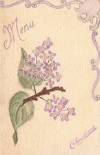Vieux papier menu d'occasion  Nogent-sur-Marne
