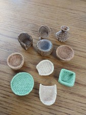Dollhouse miniature wicker for sale  Ford
