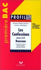 Oeuvre confessions rousseau d'occasion  France