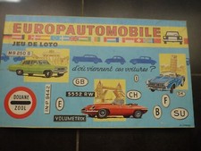 Jeu europautomobile vintage d'occasion  Marchiennes