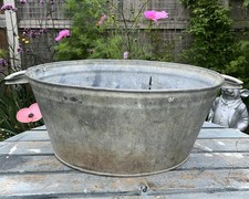 Vintage galvanised bath for sale  DEREHAM