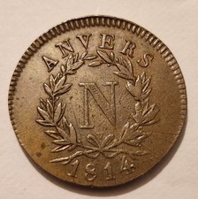 Centimes 1814 anvers d'occasion  Saint-Martin-Boulogne