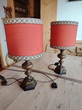 Coppia lampade ottone usato  Vodo Cadore
