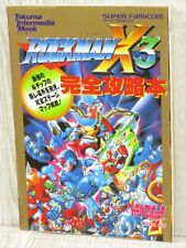 ROCKMAN X3 Mega Man Guia de Estratégia Perfeito Super Famicom SNES Livro 1996 Japão TK comprar usado  Enviando para Brazil