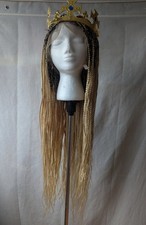 Blonde braided wig for sale  LONDON