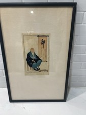 Xilogravura antiga por Catherine Bertha Lum “The Philosopher” 7” x 4” comprar usado  Enviando para Brazil