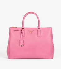 Bolsa tote Prada Begonia Saffiano Lux couro grande galeria, usado comprar usado  Enviando para Brazil