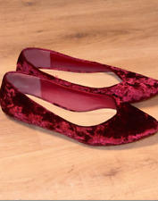 Ballerinas rot samt gebraucht kaufen  Aachen