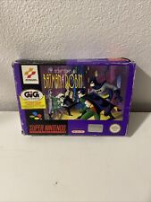 The Adventures Of BATMAN & ROBIN Super Nintendo Snes GIG Ita PAL *COMPLETO RARO* comprar usado  Enviando para Brazil