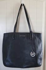 Bolsa de ombro Michael Kors ANI grande couro preto com zíper superior bolsa tote carryall comprar usado  Enviando para Brazil