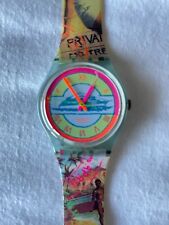 Reloj SWATCH POSTAL (GN127) 1993 *Funciona* Batería, Caja y Papeles Nuevos, usado segunda mano  Embacar hacia Argentina