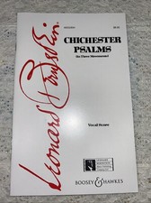 Música coral vocal hebraica "Chichester Psalms" Leonard Bernstein comprar usado  Enviando para Brazil