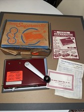 MÁQUINA DE FAZER ROLOS DE CIGARRO VINTAGE PREMIER SUPERMATIC Na Caixa comprar usado  Enviando para Brazil