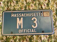 Massachusetts license plate for sale  Sunderland